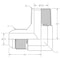World Wide Fittings Male JIC to Male British Standard Pipe Taper 90 Degree Elbow 7200X08X08 - alternate 2